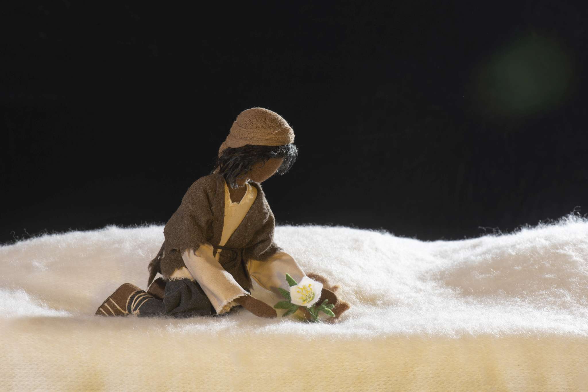 Hirte mit Christrose 2048